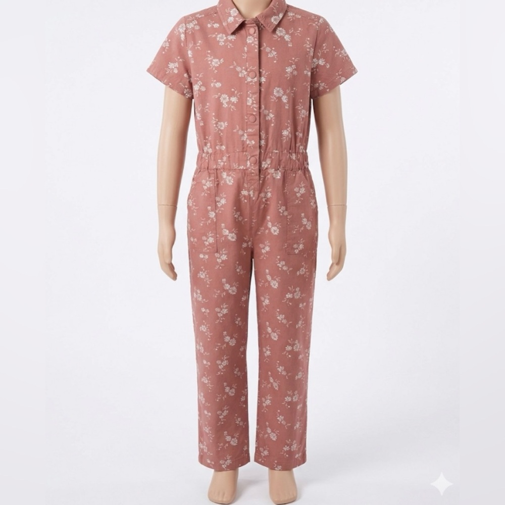 OshKosh B'gosh Old Light Pink Jumpsuit 14A Girl